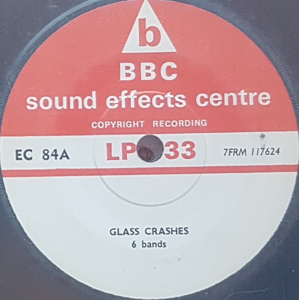 EC 84A Glass crashes Not registered from the BBC records and Tapes library Label